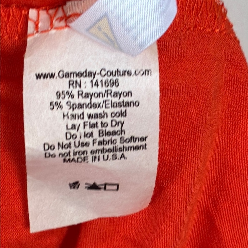 Longhorns Gameday Couture Women's Orange Open Cardigan - Picture 4 of 8
